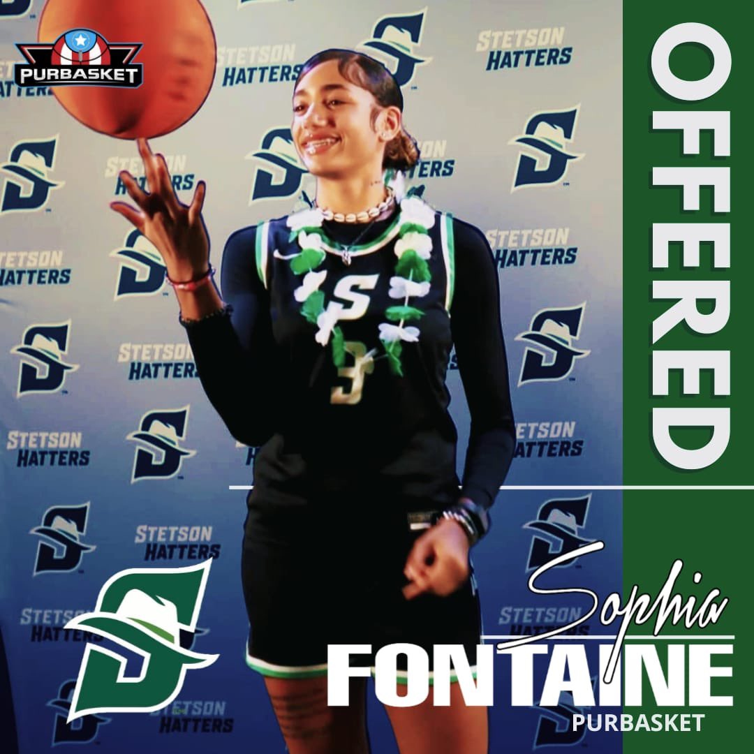 PURBASKET (@purbasket1) on Twitter photo โ๐ฝ#Committed ๐ขโช๏ธ
โ
Sophia Fontaine de 6โ2 clase 2023 de <a href="/LadyRivals/">Lady Rivals</a> | <a href="/AthleticsPsa/">PSA_Athletics</a> se compromete con la universidad de Stetson U. de la NCAA D1. Sophia es parte de las selecciones juveniles de Puerto Rico ๐ต๐ท
<a href="/StetsonWBB/">StetsonWBB</a> #Sello โ๐ฝ#Committed ๐ขโช๏ธ
โ
Sophia Fontaine de 6โ2 clase 2023 de <a href="/LadyRivals/">Lady Rivals</a> | <a href="/AthleticsPsa/">PSA_Athletics</a> se compromete con la universidad de Stetson U. de la NCAA D1. Sophia es parte de las selecciones juveniles de Puerto Rico ๐ต๐ท
<a href="/StetsonWBB/">StetsonWBB</a> #Sello