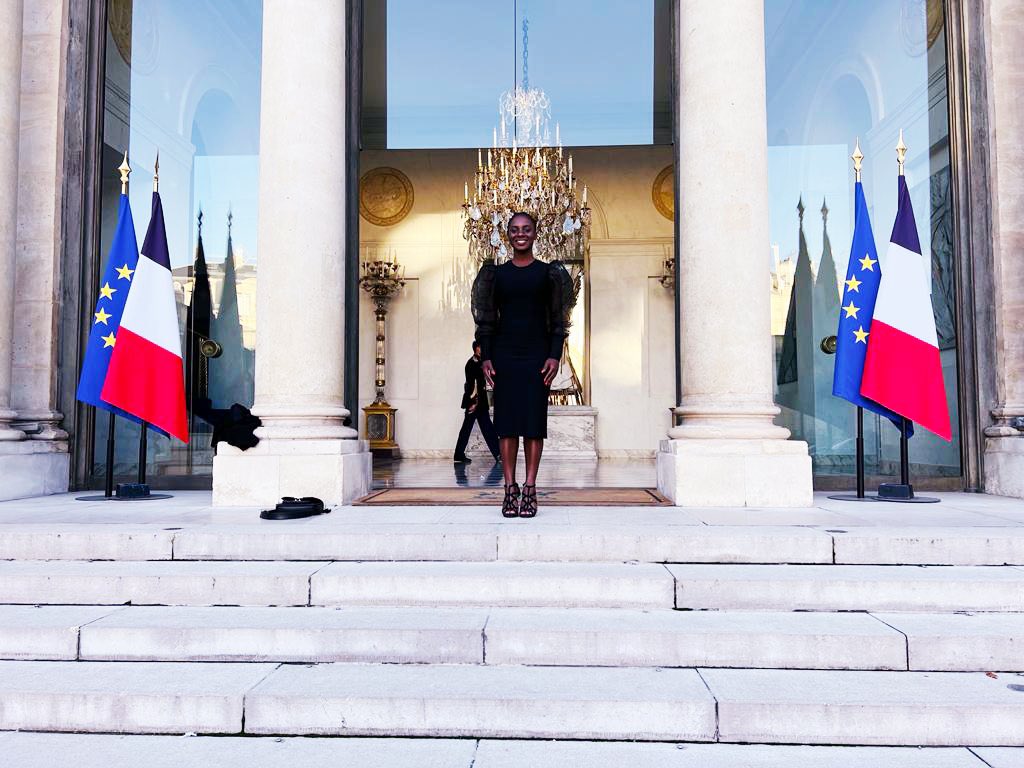 TBoussamba's tweet photo. J’ai eu l’immense privilège d’être reçue ce jour à l’Elysee par la Première Dame de France Brigitte Macron dans le cadre du programme @WIAInitiative ! Des Échanges fructueux et opportunités pour @AgridisGabon @Franceaugabon https://t.co/x46NpRV3dV