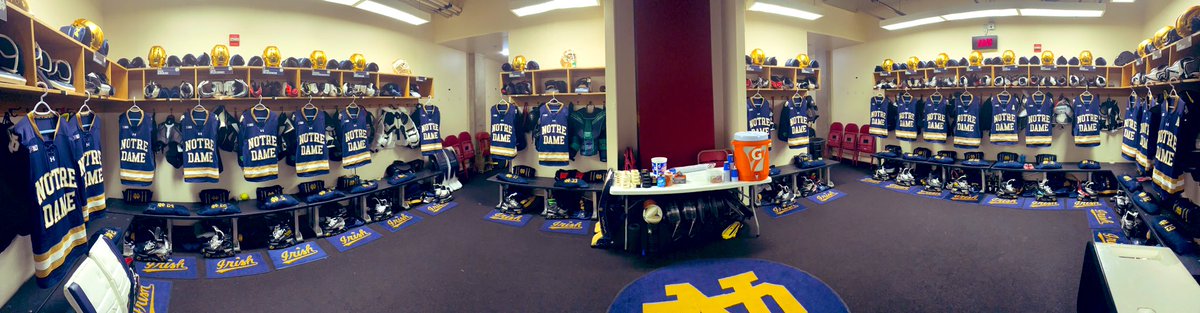 NDhockeysk8guy's tweet photo. Ready to Roll! Game 1 of the 2022-23 season here @ Denver. #herecometheirish https://t.co/p8HfOTnVQP