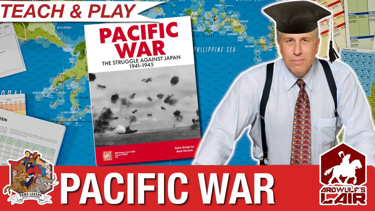 It's finally happening! This Sunday, at 12 EST/6pm UTC with @Ardwulf we will start a series dedicated to learning Pacific War with the man himself, <a href="/markherman54/">Mark</a> 🧐 I'm a bit scared but I'm sure it will be fine... right? youtu.be/xOJQicxm8xc