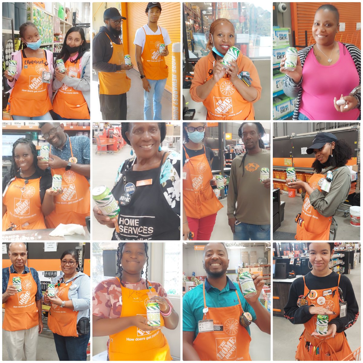 Showing appreciation for Cam and friends thanking them for all they DEW!!