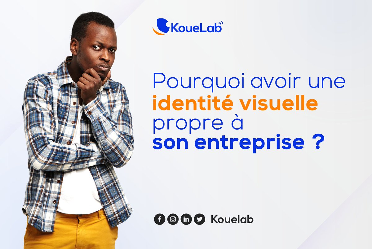 Koue_Lab's tweet photo. L’identité visuelle unique de l’entreprise va lui permettre de diffuser et propager :
- Sa mission principale ;
- Sa vision, ses objectifs ou encore ses projets ;
- Ses ambitions sur le court, moyen, long terme ;
- Ses valeurs représentants ses principes.

#kouelab https://t.co/Exw6gJi5xb