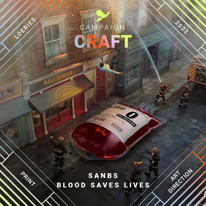 So excited to see this Campaign Craft for <a href="/theSANBS/">The SANBS</a> straight out of Joe Public Cape Town! Congratulations to all involved in making this campaign come to life #Loeries2022 #CreateMagic