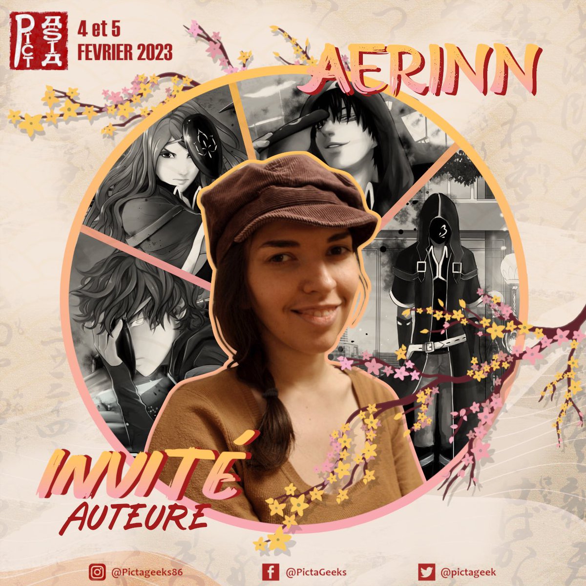 Ça y est le tome 3 est récupéré ? Nickel, on vous annonce donc avec une immense joie la venue de l’auteure de Chronoctis Express <a href="/aerinn_/">Aerinn 🌱</a> à la Pict’Asia 2023 ! Ce sera l’occasion parfaite pour demander une dédicace pour votre dernière acquisition ! 🐉