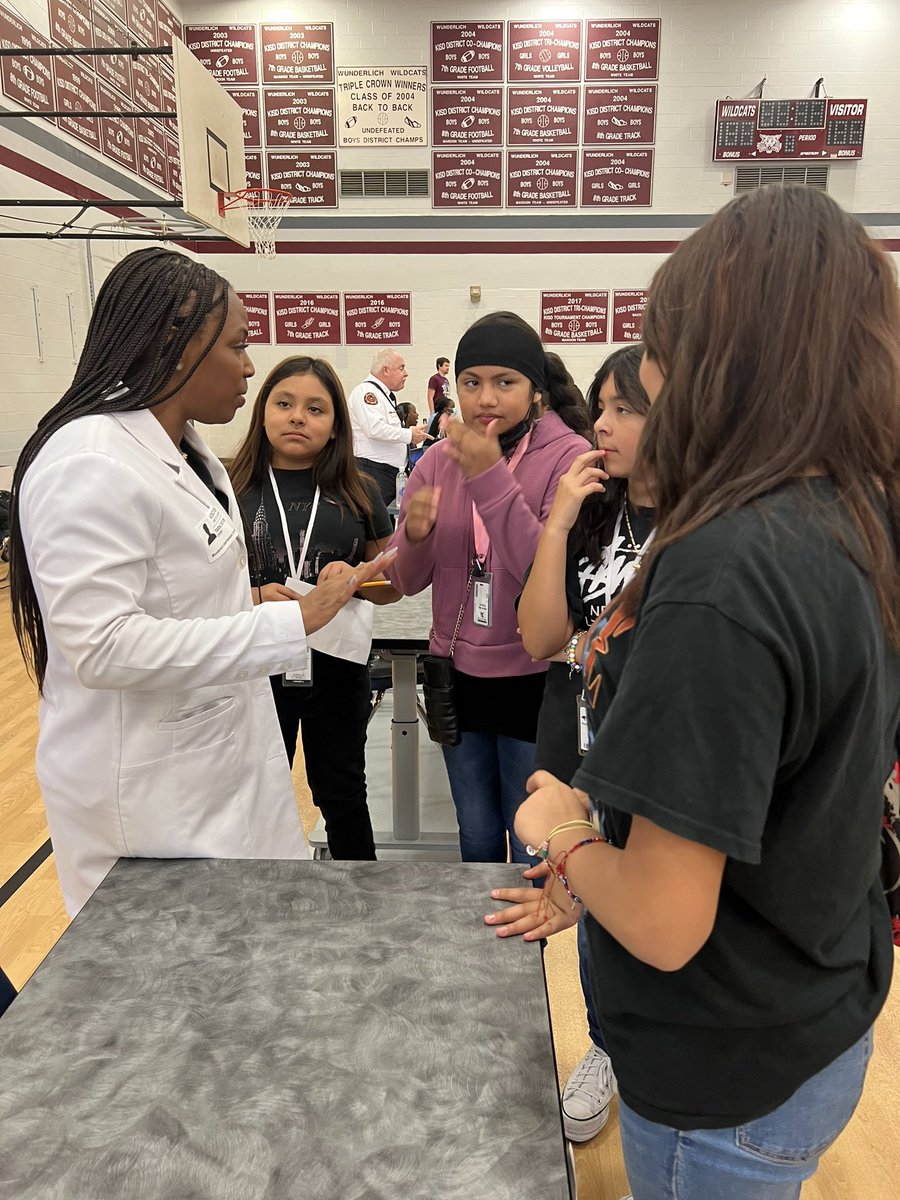 Wunderlich Intermediate’s First Annual College and Career Day! Success!