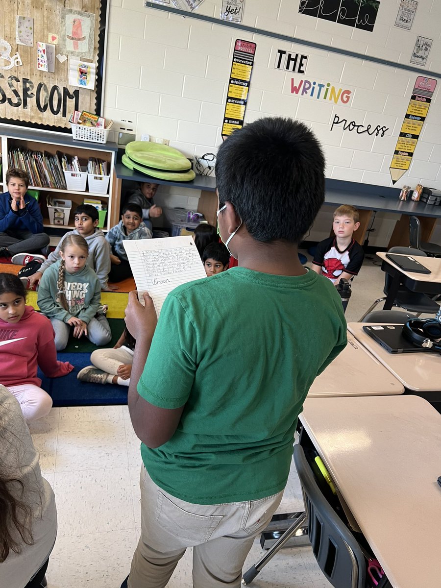 MrsWhitehurst3's tweet photo. The scholars showed their pride today giving speeches for Student Council Association. Then we voted and selected our class representative! @CardinalRidgeES https://t.co/37rrKC9PgI