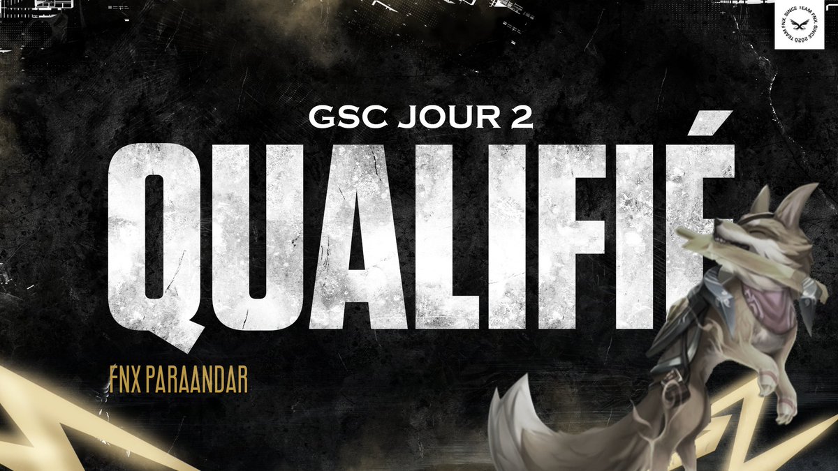 🔵TFT🔴

Enorme performance de notre joueur <a href="/Parandaar/">Parandaar</a> ce soir lors de la GSC 3.

Une qualification méritée au vu de son travail tout au long de la saison !

 on continuera de suivre son parcours demain pour aller chercher le top 32 synonyme de qualification !!