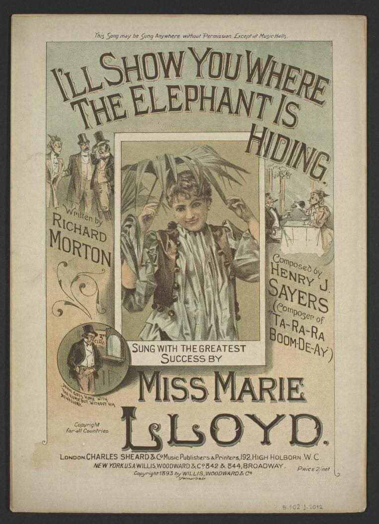 madeleyblue's tweet photo. @CityVarieties @LeedsCivicTrust @musichallsoc @playerstheatre @wyorksarchives @leedslibraries @KateGarnerMusic @PeopleofLeeds @Old_Leeds @OldLeedsHistory @TheaterHistory Nothing more suggestive than this belter. https://t.co/iWu5XgOxpP