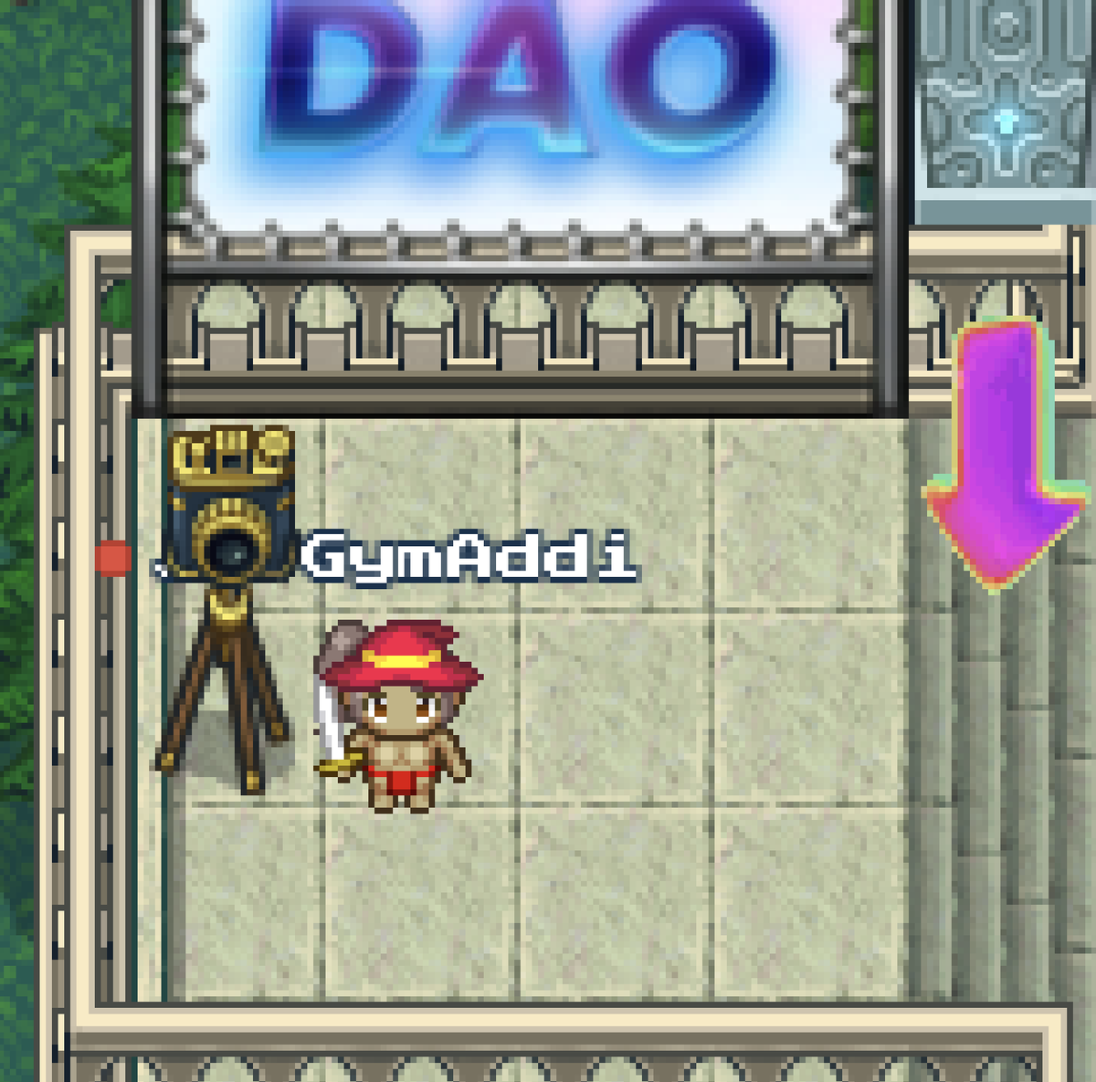 jtgymaddict's tweet photo. No idea what map I was supposed to be in lol. I did have some fun playing though @Metadventure_  with my new character. Needs some more clothes lol #NFTFreemints #POAPS https://t.co/O0NqaFOXWI