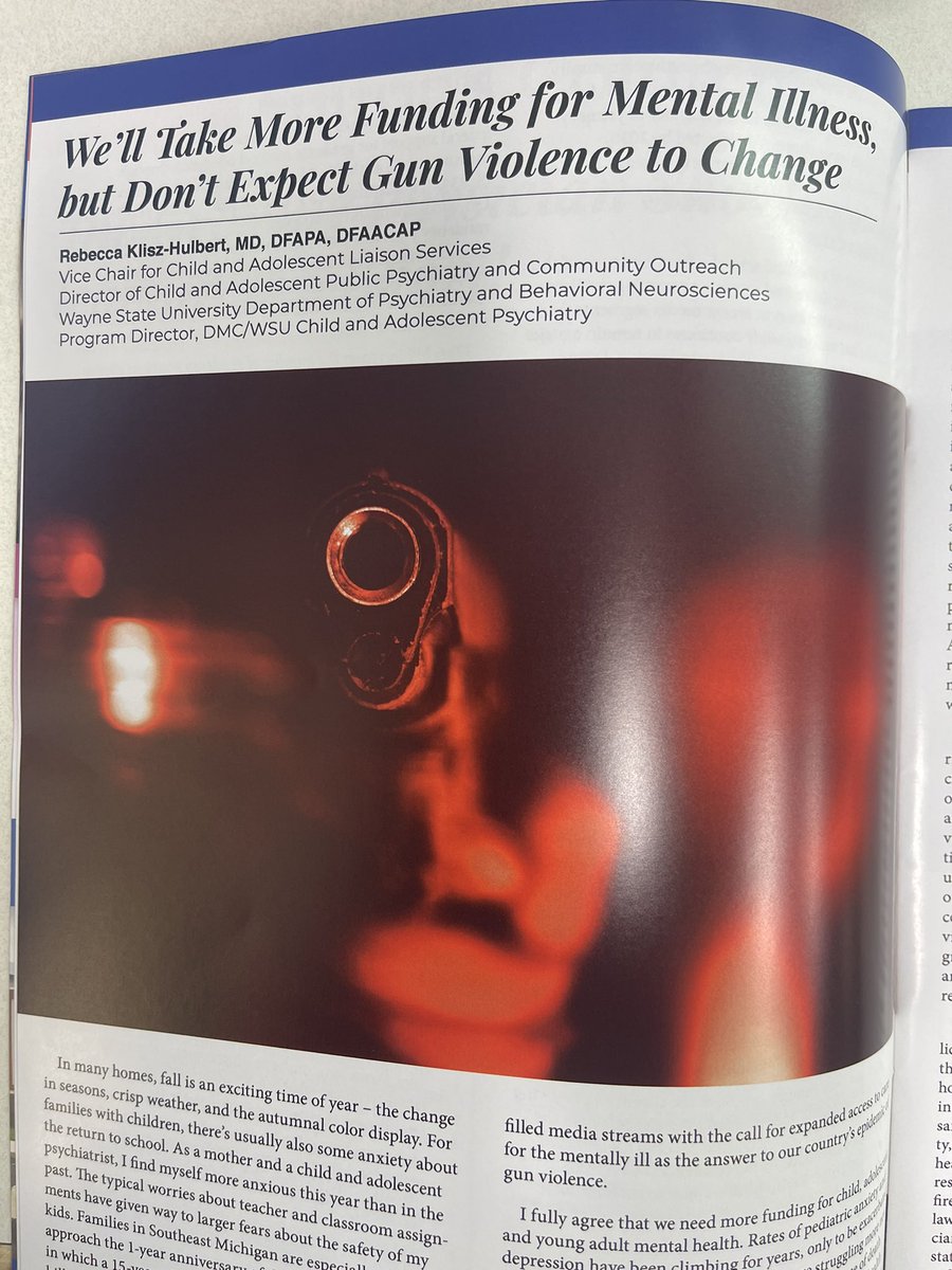MuskegonMedSoc's tweet photo. Like to thank @WCMSSM for sending us the latest issue of the Detroit Medical News &amp; for featuring an article on #GunViolence 
And what we can all do to help address it.
@MichStateMedSoc 
#MICountySoc https://t.co/yNoqtgvB0M