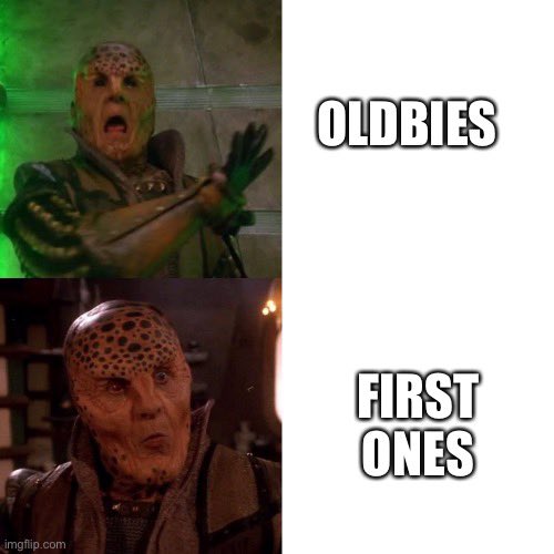 Grey17Podcast's tweet photo. We have been debating what to call our veteran hosts. I was thinking oldbies, since we have newbies, but
@Tigersype has the right idea! We are going to run with it. #FirstOnes it is!
Join our #Babylon5 journey at https://t.co/HbTNAeNlKT.
#B5onCWin23 https://t.co/bhgNQk3Y2J