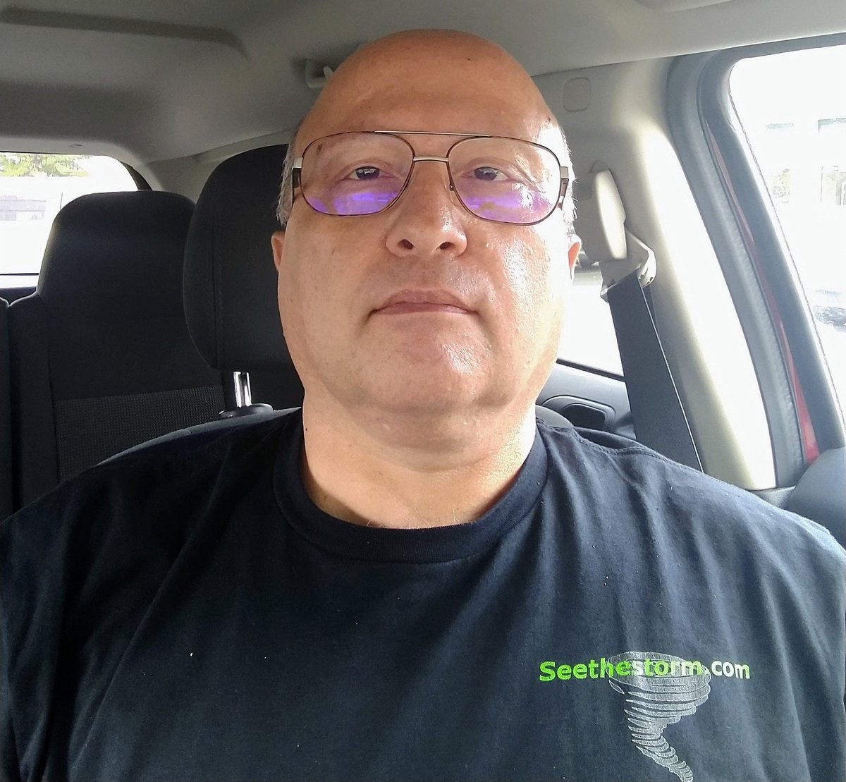 JoeClarkNWS's tweet photo. Representing @VinceWaelti #SeeTheStorm with my new #GetThisClose shirt today! https://t.co/oFNQl8vJC1