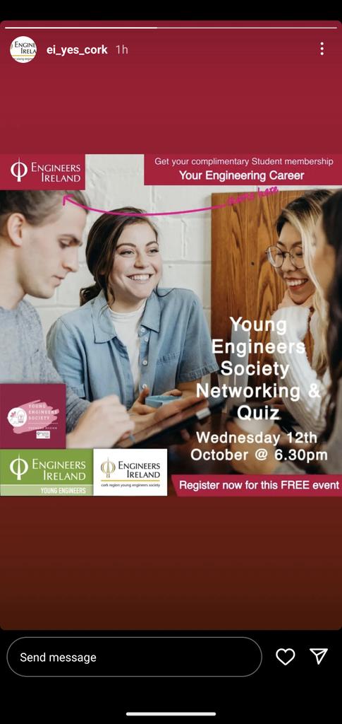 EngineersIreCork YES (@engirecorkyes) on Twitter photo Register for our hybrid networking and quiz night both online and in MTU next Wednesday starting at 6:30pm with free pizza 🍕
engineersireland.ie/Events/event/8…
<a href="/MechBiomedMTU/">Mechanical&Biomedical Engineering Society MTU Cork</a> <a href="/mtu_struct_soc/">MTU Civil & Structural Engineering Society</a> <a href="/MTUCorkWiSTEM/">MTU WiSTEM Society</a> <a href="/engsocucc/">UCC Engineering Society</a> <a href="/ewb_ucc/">UCC Engineers Without Borders Society</a> Register for our hybrid networking and quiz night both online and in MTU next Wednesday starting at 6:30pm with free pizza 🍕
engineersireland.ie/Events/event/8…
<a href="/MechBiomedMTU/">Mechanical&Biomedical Engineering Society MTU Cork</a> <a href="/mtu_struct_soc/">MTU Civil & Structural Engineering Society</a> <a href="/MTUCorkWiSTEM/">MTU WiSTEM Society</a> <a href="/engsocucc/">UCC Engineering Society</a> <a href="/ewb_ucc/">UCC Engineers Without Borders Society</a>