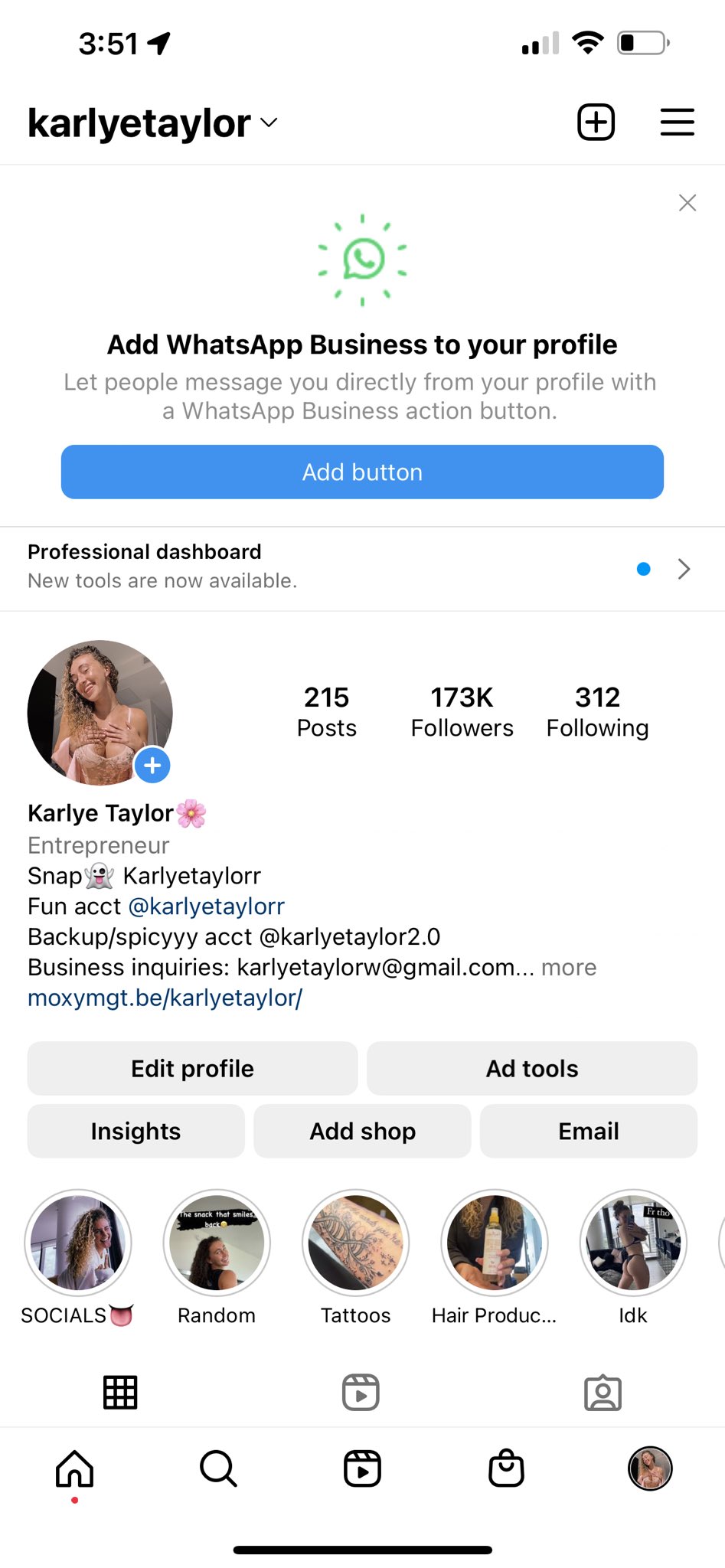 Karlye Taylor on Twitter: "I GOT MY ACCT BACK!!! Only cost me $3k😂😂 https://t.co/W2KZD3IbTF