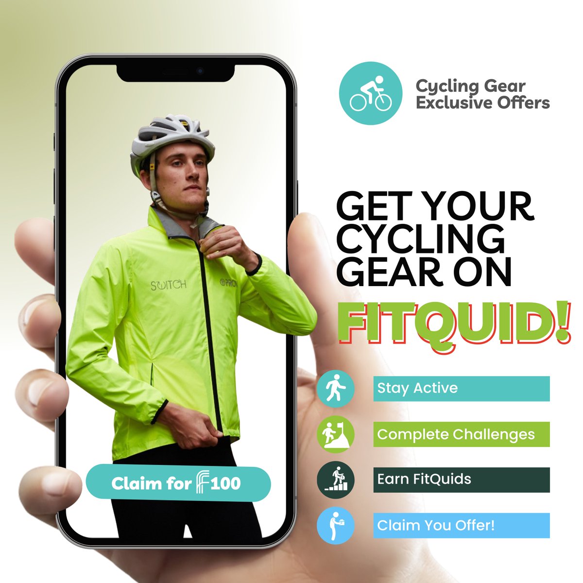 FitQuid's tweet photo. Healthy👌 fun 🙌 &amp; low-impact 🫶

Don't forget to claim your exclusive offer on FitQuid for cycling gear to show some love for your joints AND wallet 😎

Get FitQuid &amp; claim your offer today!

#cyclinglife #weekendstarter #weekendvibes #weeklychallenge #RMfamily #weekendplans https://t.co/fOZbcF2cpG