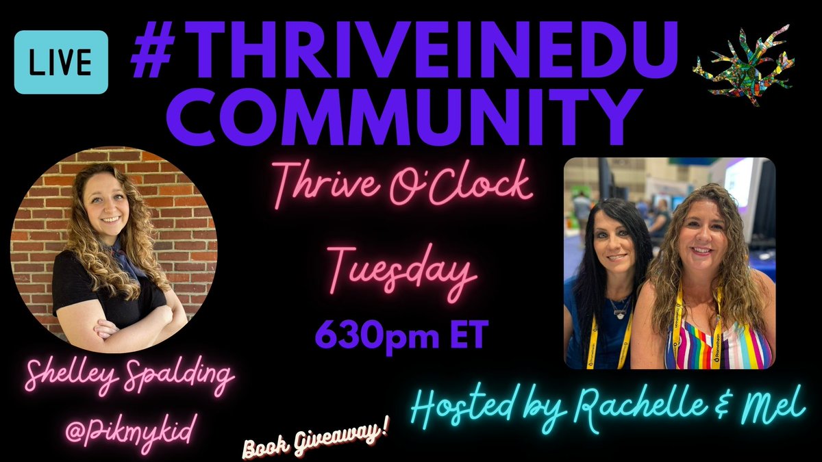 Rdene915's tweet photo. Join us on Tuesday night! Rachelle @Rdene915 & Mel @mjmcalliwrites w/ Shelley from @pikmykid! Going to be a great chat! Subscribe & set a reminder: https://t.co/e3flol9SgW #education #edchat #teachpos #leadlap #tlap #learnlap #celebratED #suptchat #teaching #SEL #ED527 https://t.co/mIXJbEhKPH