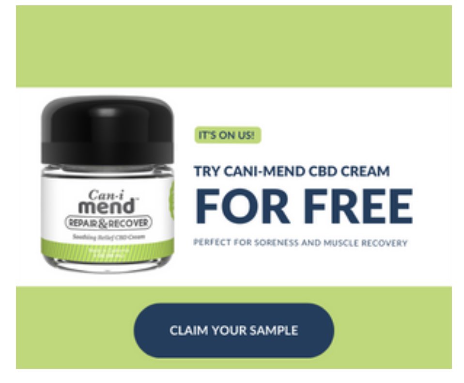 ladyboarder9669's tweet photo. RT! GET A FREE CBD SAMPLE! Try the Cani-Mend broad-spectrum (a $30 value, for .1! #FREEcbd #tryCBD products
@canibrands
#canibrands #CBD #Cbdlifestyle #cbdhelps #anxiety #stress #painmanagement #sleep #sleeptips #healthyliving #bettersleep AD https://t.co/QKanEHPcEs… https://t.co/M8Y8uOcJY5