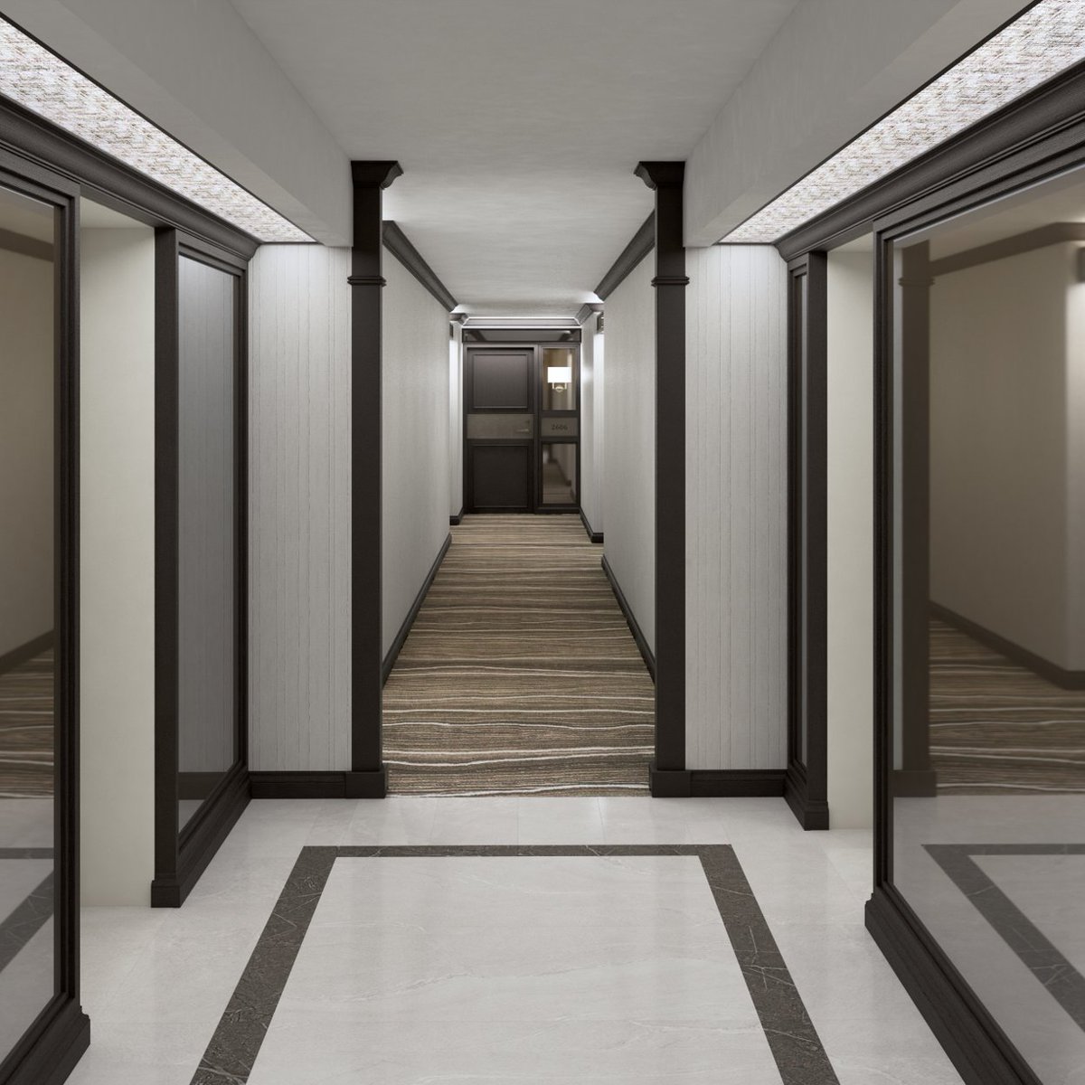 WiklemDesign's tweet photo. Rendering vs. Reality.

Can you tell which one is a rendering and which one is the real thing for this corridor refurbishment project? 

#Rendering #Reality #InteriorDesign #Corridor #BeforeAndAfter https://t.co/dLUXCb30gH