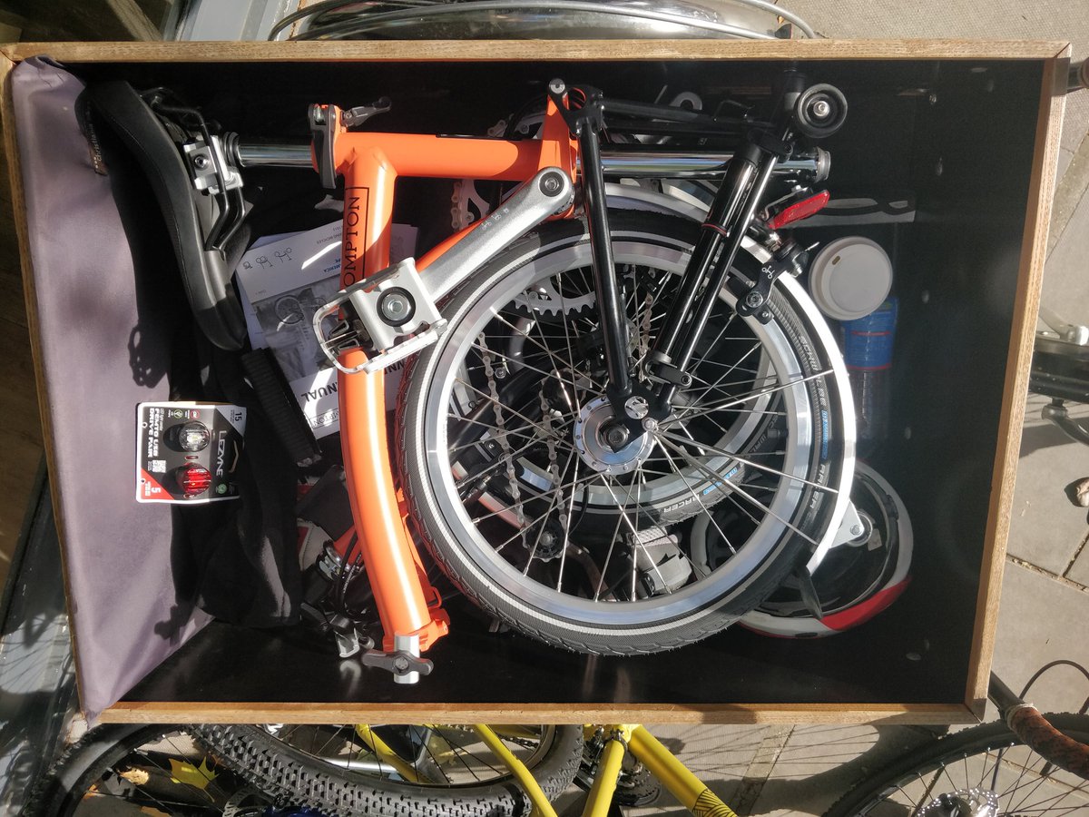 Q: How can you fit one bike inside another bike?
A: Christiania, meet Brompton