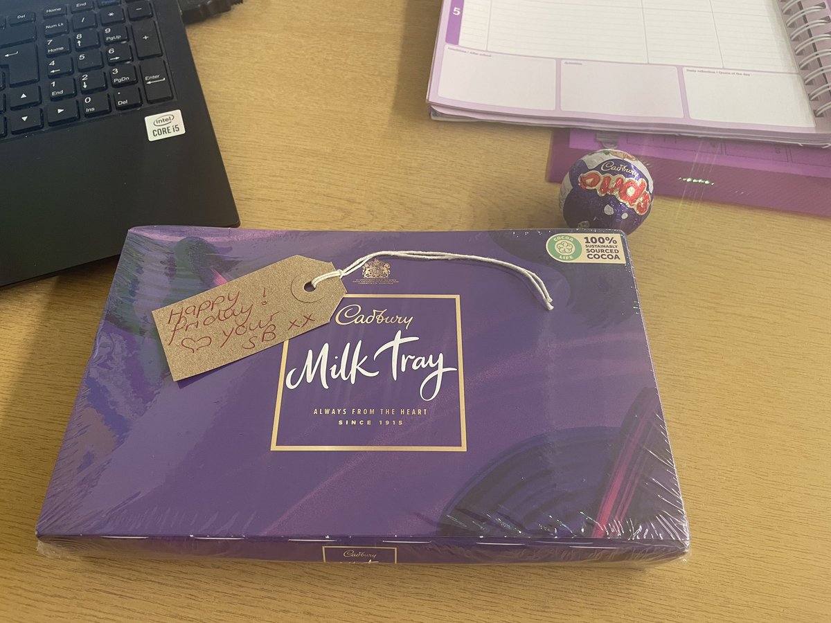 Going to be tucking into these this weekend 😋 happy Friday treats, one from my secret buddy and one from… I still don’t know 🤷🏻‍♀️ but thank you! @allsaintsccduk <a href="/ASCC___/">RE&Chaplaincy</a> #Friyay #Wellbeing