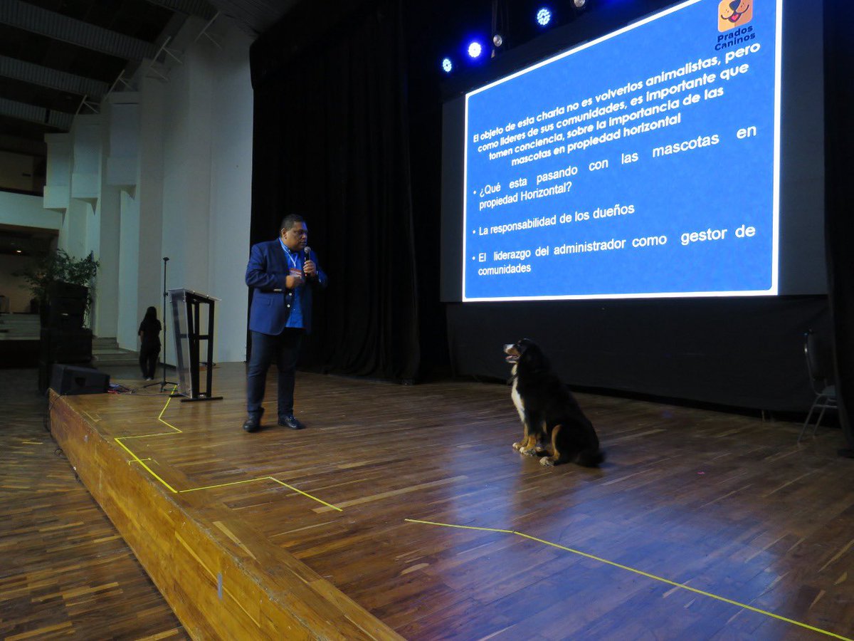 santanderbarraz's tweet photo. Junto a mi amiga Peppa, compartiendo con más de 300 administradores de edificios y conjuntos de Barranquilla, sobre tenencia de mascotas en P.H y responsabilidad social con animalitos en condición de calle. https://t.co/PIjCfu7Ij0