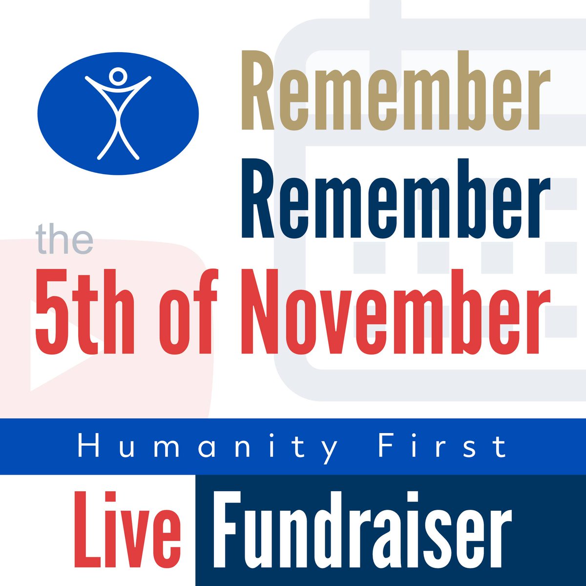 HumanityFirstUK's tweet photo. 🗓️ Save The Date: 5 Nov 2022
#HFTelethon #Fundraiser #5Nov https://t.co/aVitMcc4P9