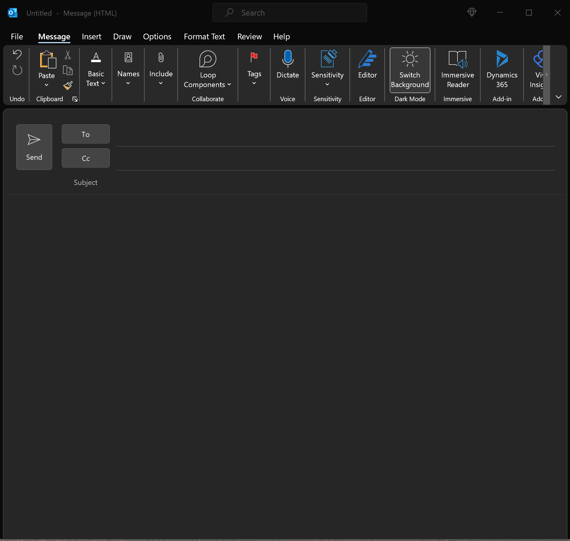 Micros ft on twitter dark mode outlook word and powerpoint please