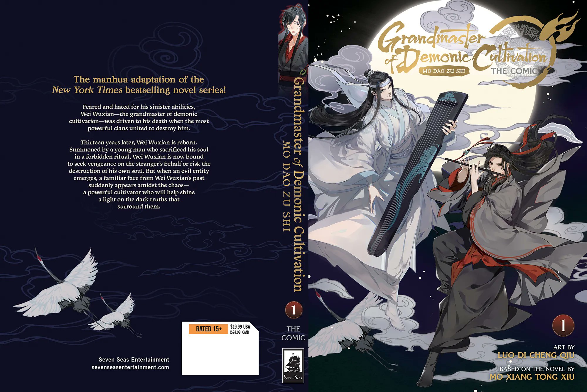 Seven Seas Entertainment on X: Behold: the cover for GRANDMASTER OF DEMONIC  CULTIVATION: MO DAO ZU SHI (THE COMIC / MANHUA) Vol. 1 by #MXTX & Luo Di  Cheng Qiu! Get this