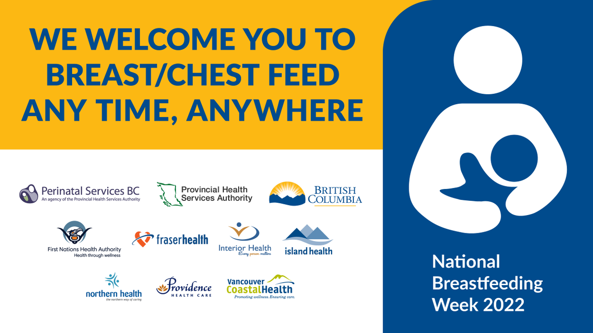 PerinatalBC's tweet photo. Families can’t do it alone. We all play a vital role in igniting &amp; sustaining practices that safeguard #breastfeeding #chestfeeding @Interior_Health @VanIslandHealth @Northern_Health @BCWomensHosp @Fraserhealth @fnha @Providence_Hlth @VCHhealthcare  #WBW2022 https://t.co/rGfu0RXF9D