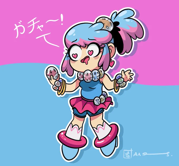 Gachako, the capsule toy addict 