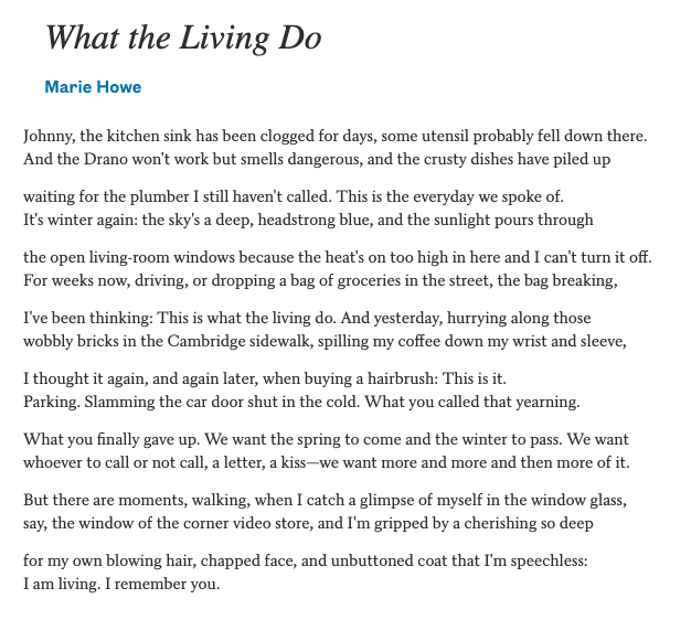 maybe you need to reread this poem today? I did.

poets.org/poem/what-livi…