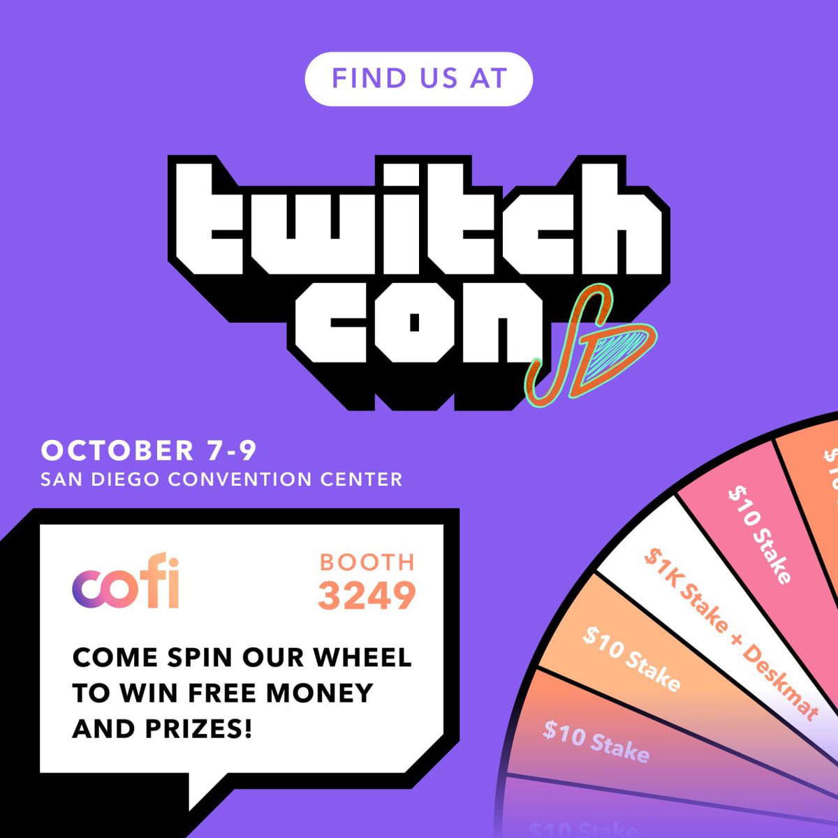 Cofi.App (@cofiapp) on Twitter photo Come check out cofi.app booth at <a href="/TwitchCon/">TwitchCon</a> ! We are staking into our lovely booth visitors left and right! Come check out cofi.app booth at <a href="/TwitchCon/">TwitchCon</a> ! We are staking into our lovely booth visitors left and right!