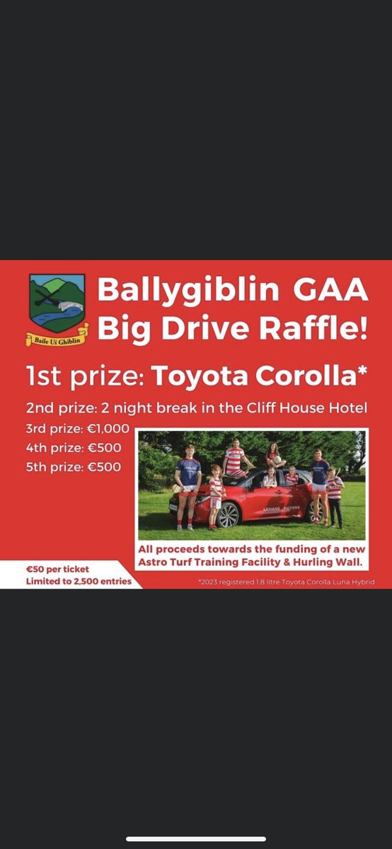 Ballygiblin GAA tweet media
