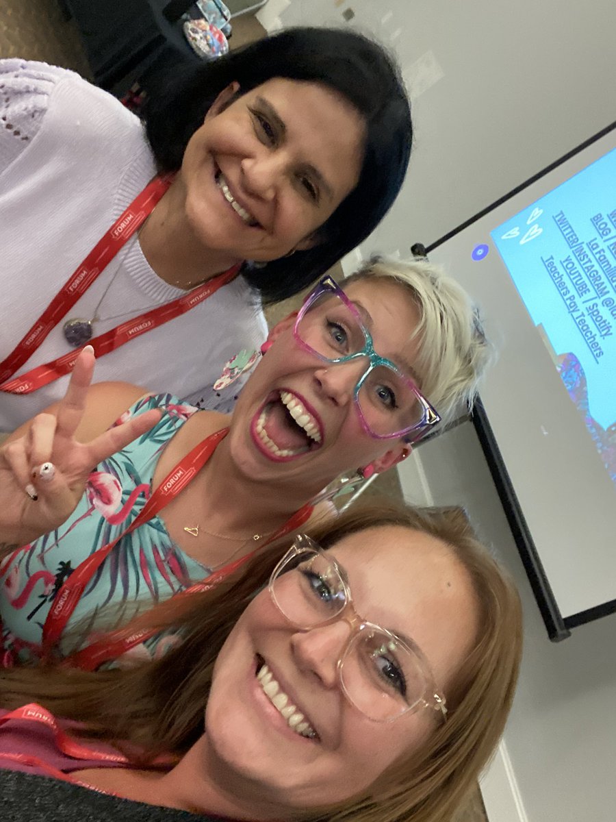 knight_frau's tweet photo. FLAVA conference with @IngridRavelo2 and listening to @lamaestraloca inspiring workshops. Great time to recharge and gain new insights and ideas to implement in our classrooms. https://t.co/d6aXK9Ocux