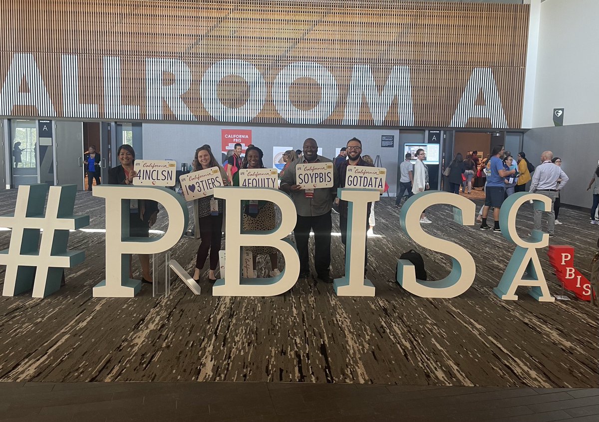 equityanddesign's tweet photo. San Diego COE PBIS Technical Assistance Center Team Members at the 7th annual CA Conference on PBIS!  #PBISCA22 ⁦⁦@SanDiegoCOE⁩ ⁦@SoCountySELPA⁩ ⁦@CADeptEd⁩ ⁦@CCEECA⁩ https://t.co/4NvpwH4Iff