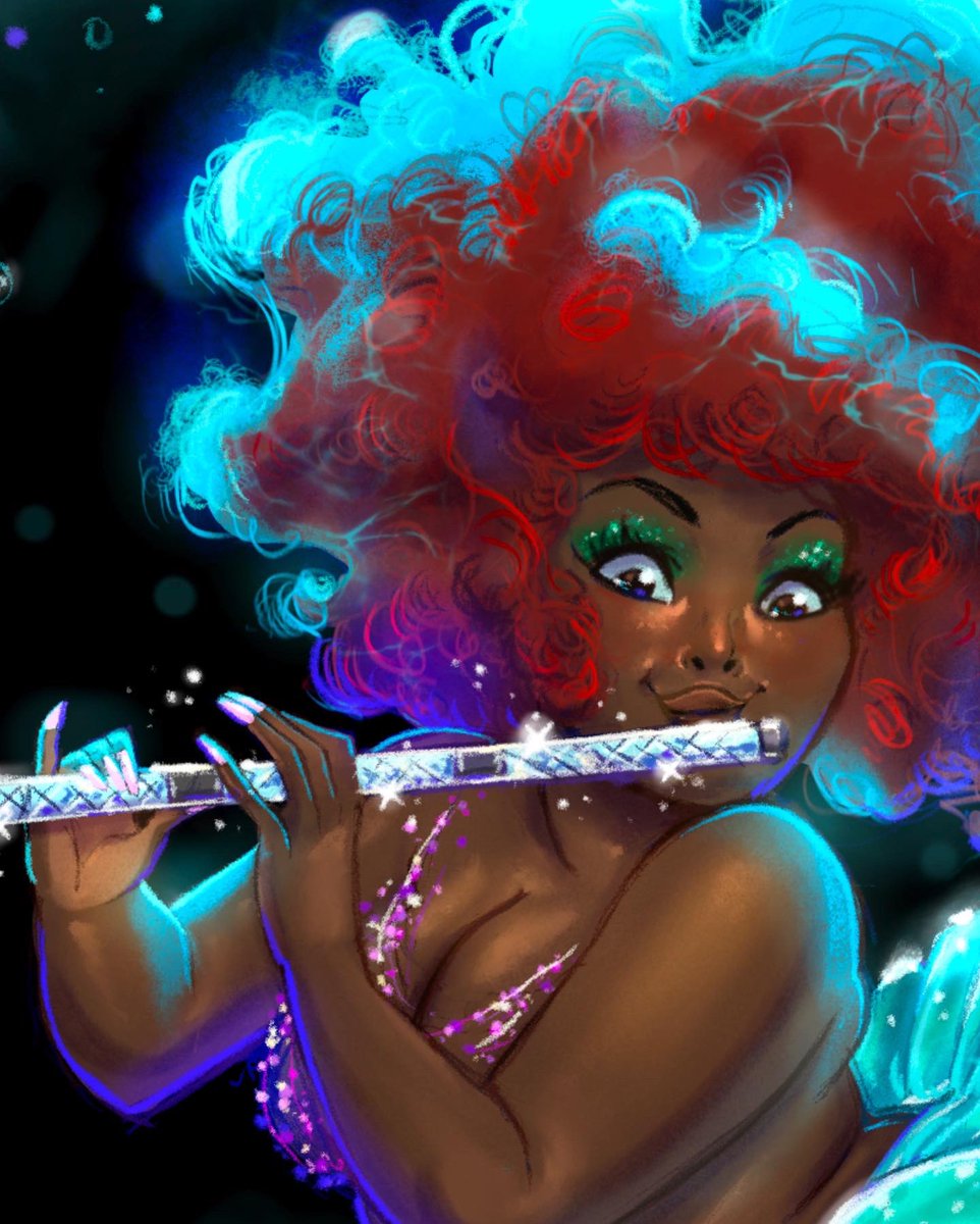 zzleigh's tweet photo. The Lizzo Mermaid. ✨ Suck it, racists #lizzo #thelittlemermaid #ariel #art #drawing @lizzo https://t.co/Qz6umGxxxD