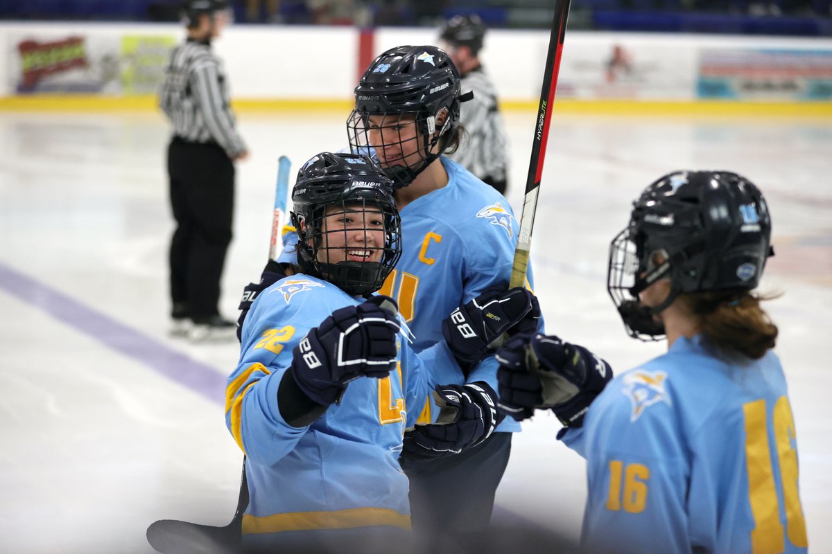 LIUWHockey's tweet photo. 🏒 Nash Earns First Coaching Win, Abramson First Victory as LIU Takes NEWHA Opener 

📰: https://t.co/NnGkAZCFkQ https://t.co/tIW0nK2HW4