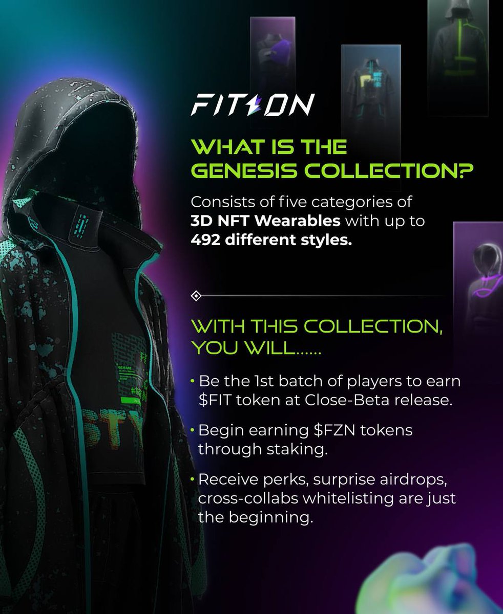 NexusFarm's tweet photo. 🎉 @FITzOnOfficial  2x Whitelist Giveaway🎉
 
-To enter:
✅Follow @FITzOnOfficial  + @KosherCollabs
✅Like &amp; RT
✅Tag your friends 

Winners announced soon⏰

DISCLAIMER: @wgmimediagives received WL spots for this project. https://t.co/o8G8NBjTdn