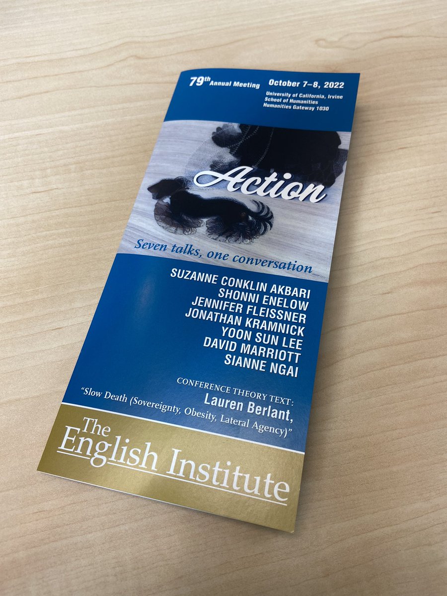 The English Institute tweet media