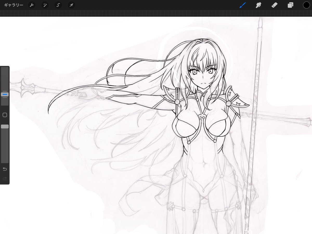 未完成線画はこうやって増えていく 