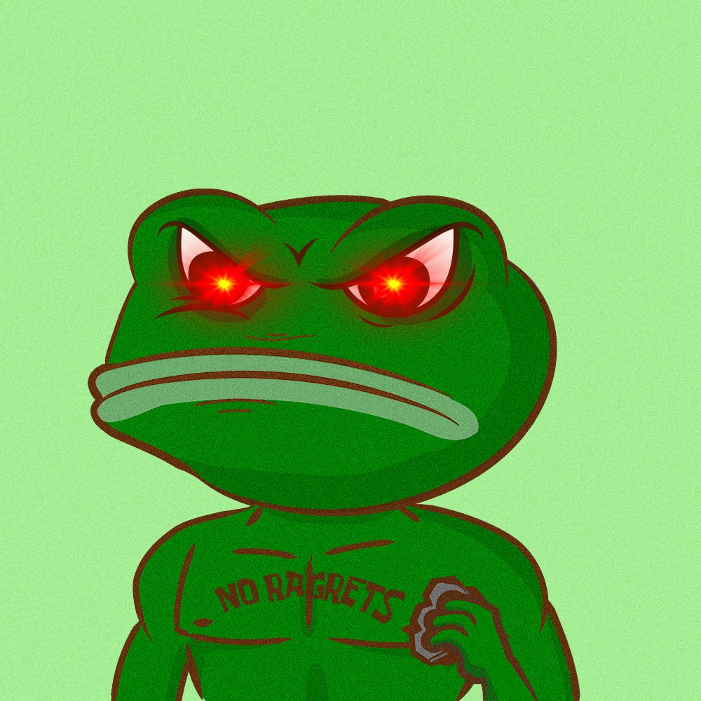 BroDogg99's tweet photo. @mbrandtk14 @ThePlagueNFT @the_pons @the_pons put out a tweet before he wiped his timeline that his favourites were #NORAGRETS tattoo and also #SEALCAP . I was lucky enough to mint these two frogs and been holding ever since!!! https://t.co/mnlxJXHI8c