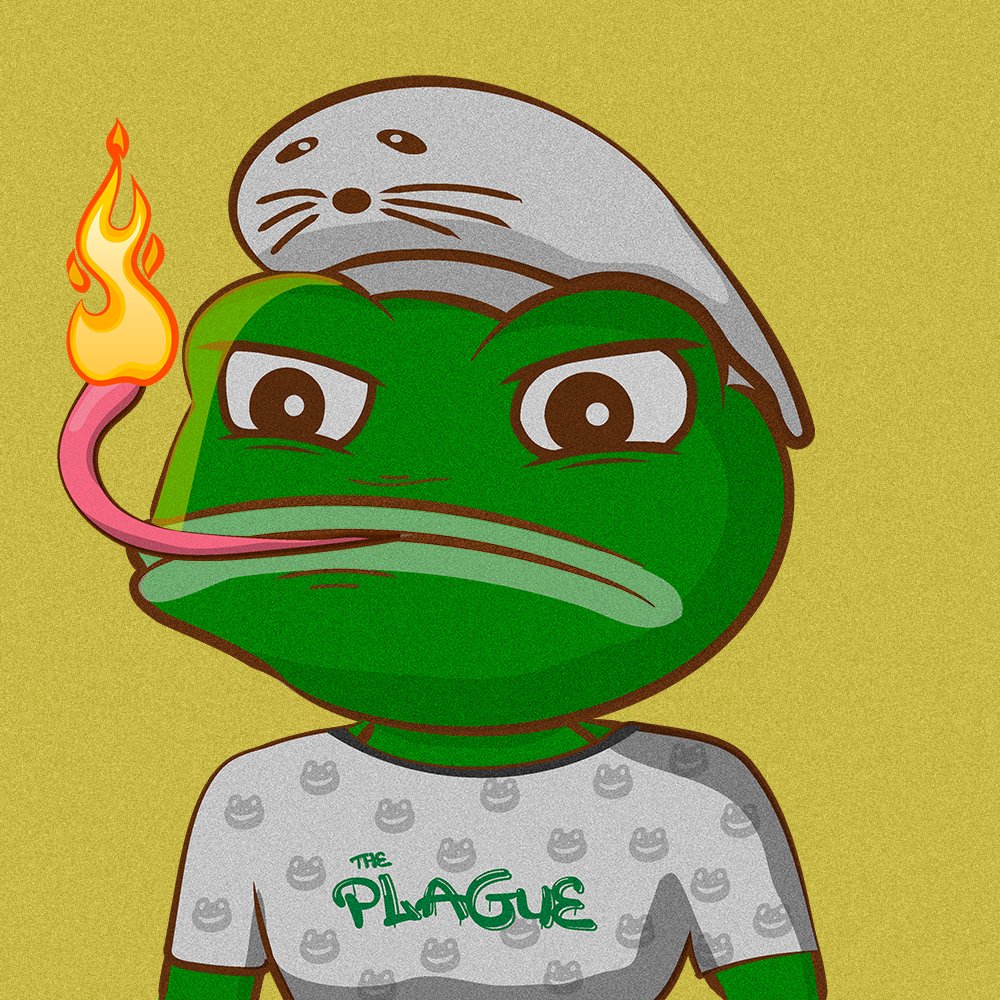 BroDogg99's tweet photo. @mbrandtk14 @ThePlagueNFT @the_pons @the_pons put out a tweet before he wiped his timeline that his favourites were #NORAGRETS tattoo and also #SEALCAP . I was lucky enough to mint these two frogs and been holding ever since!!! https://t.co/mnlxJXHI8c
