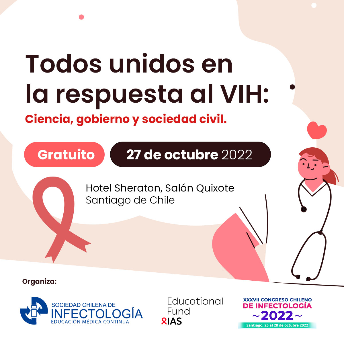 SochinfOficial's tweet photo. Te invitamos a participar en simposio colaborativo SOCHINF-IAS el jueves 27 de octubre 2022 en Hotel Sheraton Santiago 

(revisa en XXXVII Congreso Chileno de Infectología,  https://t.co/JqOEL26mxA)

¡Inscríbete! https://t.co/DzQCuBXlP7