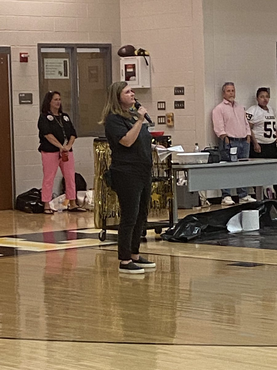 BehindtheCampus's tweet photo. Can you say PEP rally!!! Our admin knocked it out of the park today!!! https://t.co/k8VbIJ9l7x