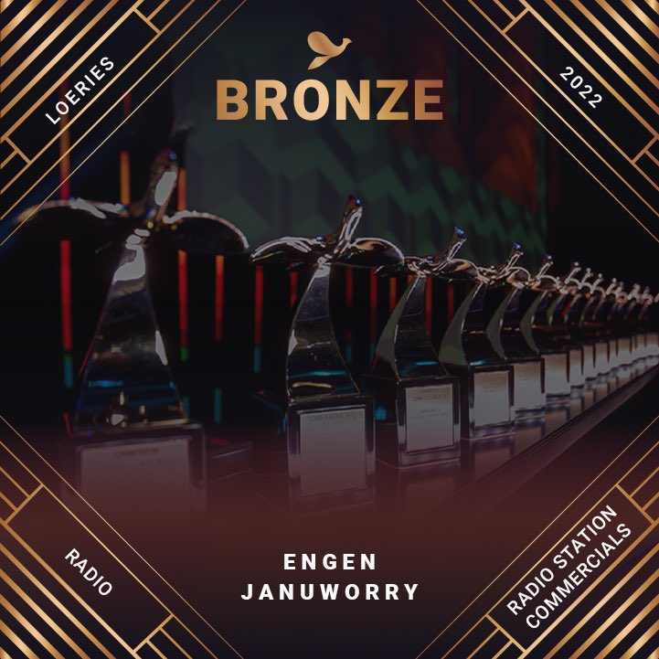 👏👏A round of applause for you Engen👏👏! A Bronze for Radio Station Commercials for “JanuWorry” #Loeries2022 #CreateMagic