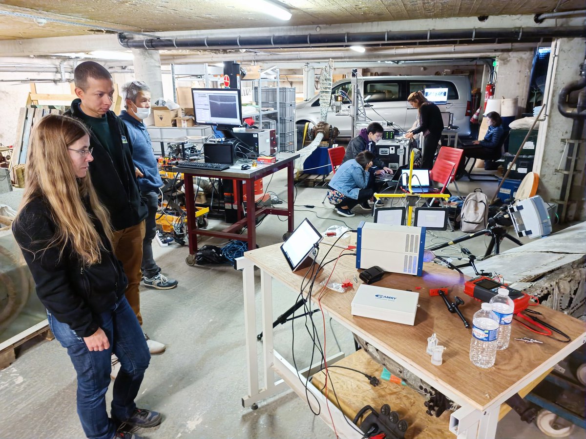 This week, @blancarbarat and I, from @CENIM_CSIC and @PaisPti have been on @iperion_hs #MOLAB mission at Arc Antique laboratory in Nantes, with our colleges Haida and Sammy from @LabIsaac and Claudia, Barbara, Sofía and Giulia from ISPC @CNRsocial_