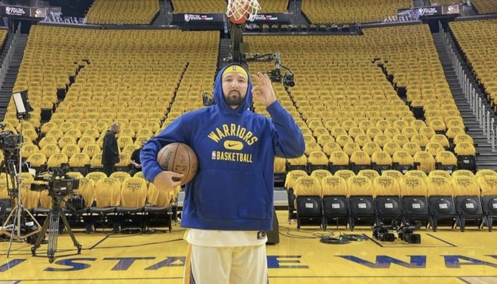 TickPick's tweet image. The Warriors: “how did TMZ obtain this video?!”

Also the Warriors: