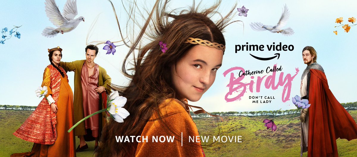 Today our movie Catherine Called Birdy is out on Amazon @PrimeVideo! From us to you with love and Medieval curses 🤍🕊️⚔️ #CatherineCalledBirdyMovie