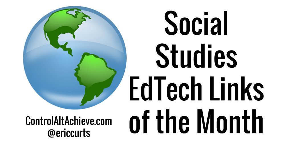 ericcurts's tweet image. 100's of the best Social Studies EdTech links curated each month controlaltachieve.com/p/social-studi… #sschat
#ControlAltAchieve