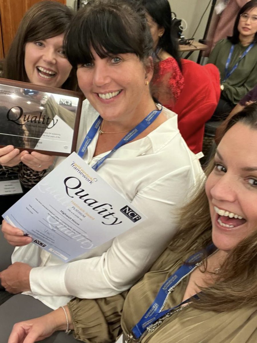 Hugely proud of team Highwell re-accreditation platinum award #GSFAwards <a href="/TrudiBarnett9/">Trudi Barnett</a>